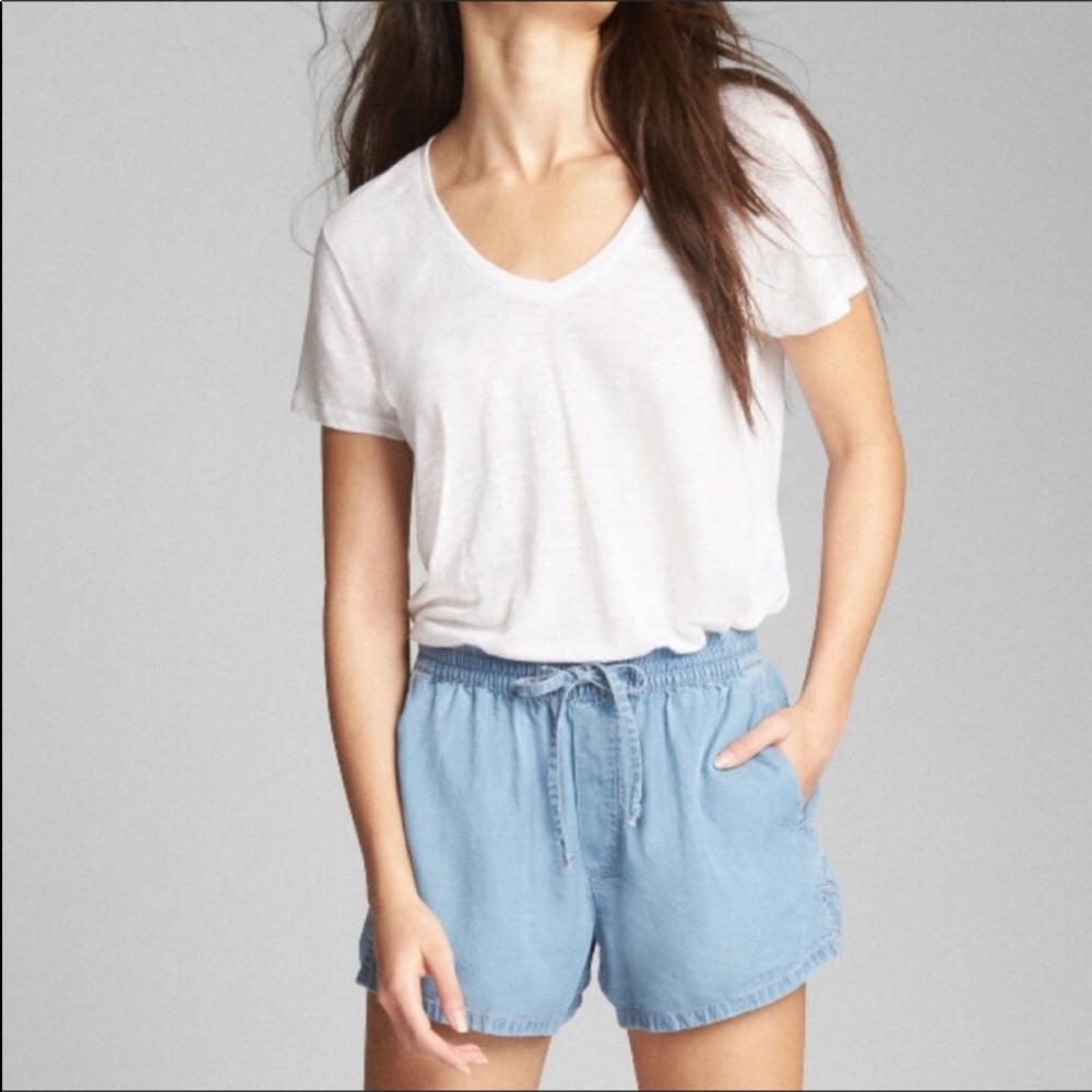 Old Navy Chambray Drawstring Shorts